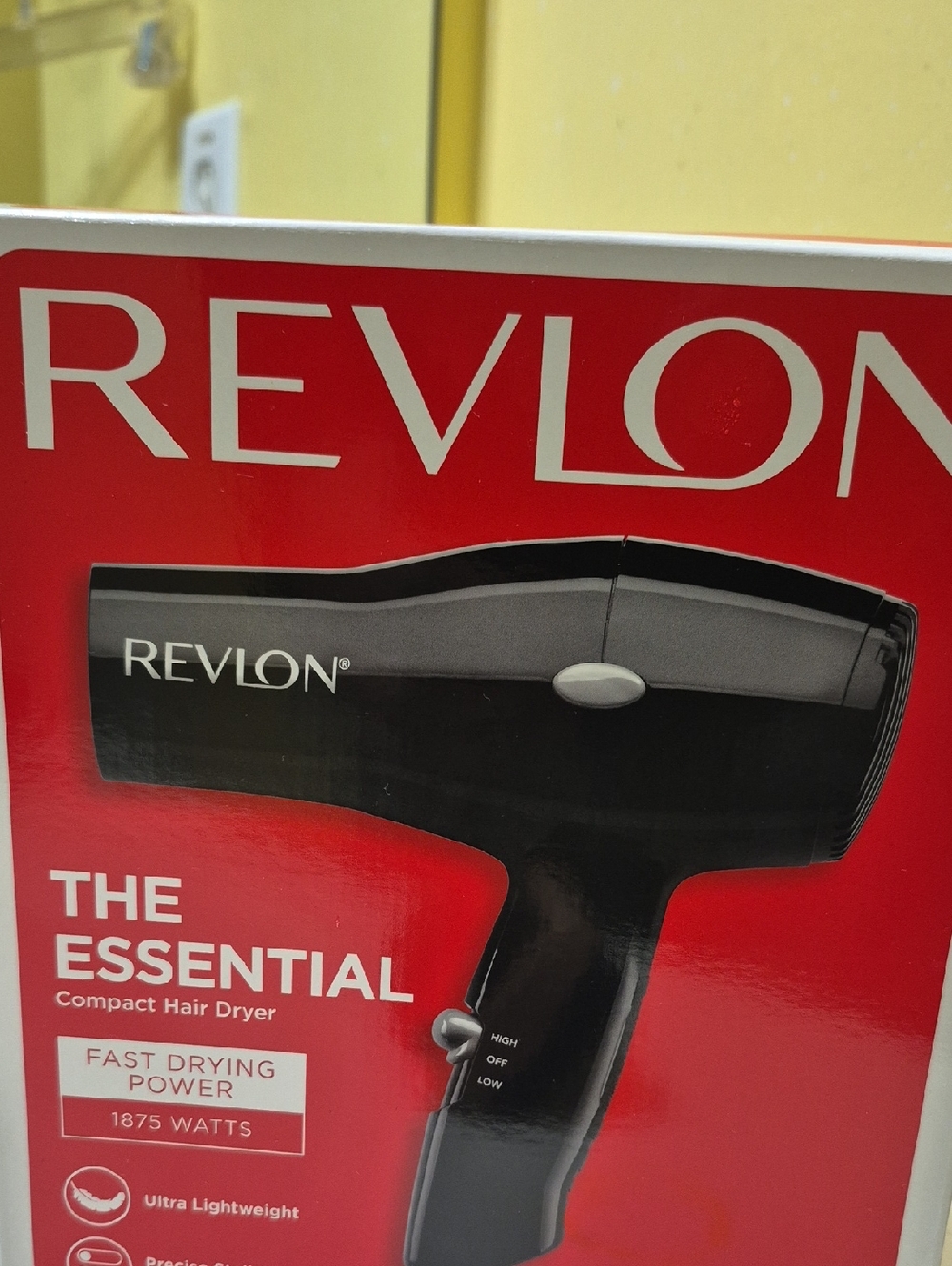 Revlon The Essential Compact Hair Dryer - Black